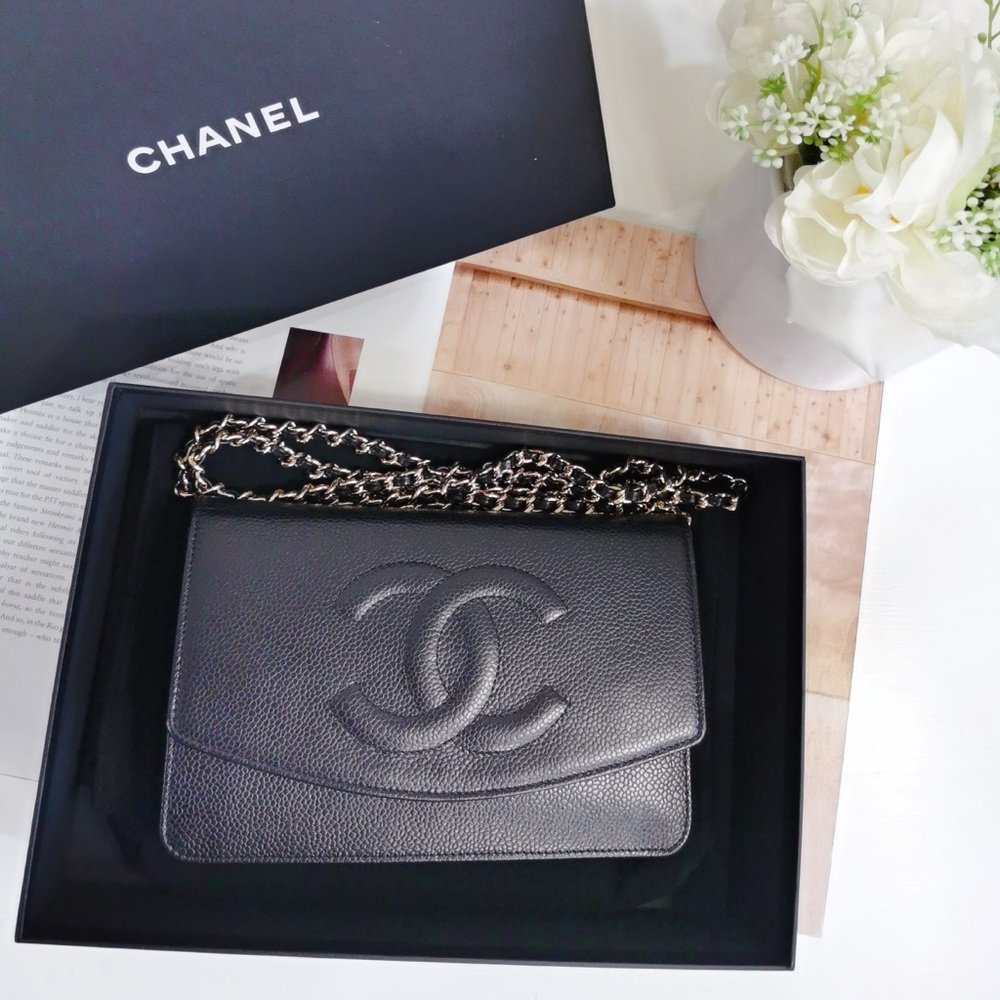 Chanel calfskin WOC vintage